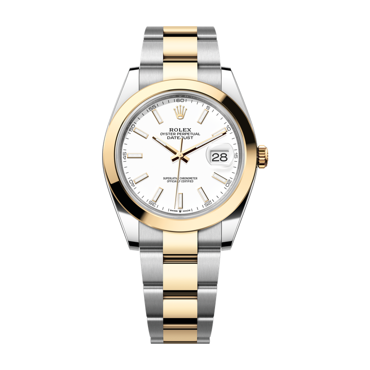Rolex Datejust 41 White Two-Tone 41mm