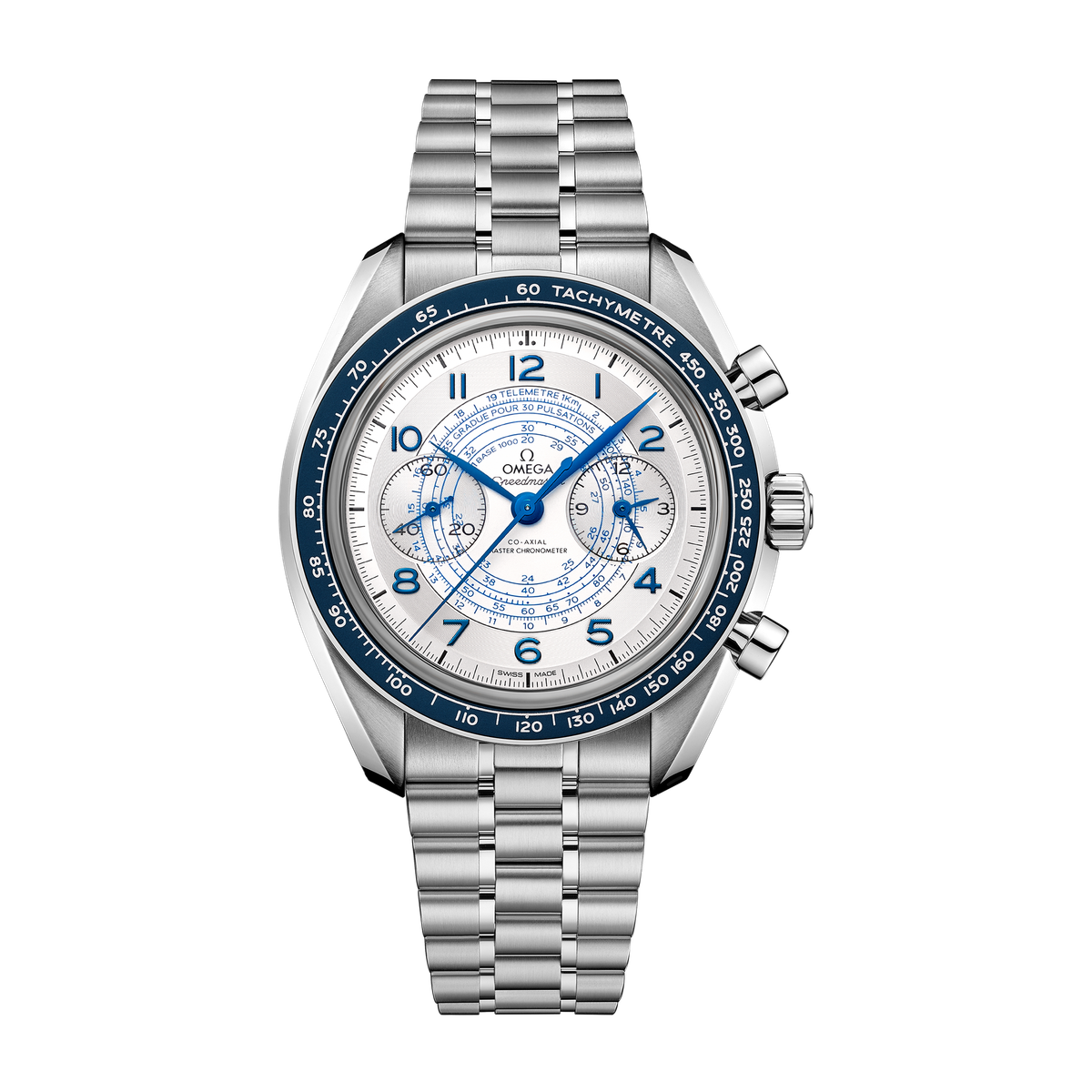 Omega Speedmaster Chronoscope Silver Steel 43mm