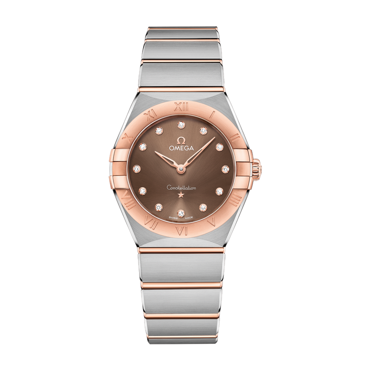 Omega Constellation Brown Two-Tone 28mm