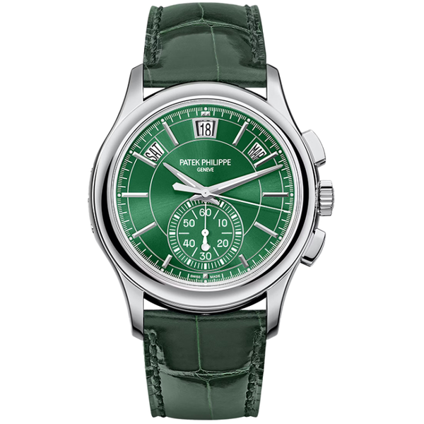 Patek Philippe Complications Green Platinum Leather 40mm