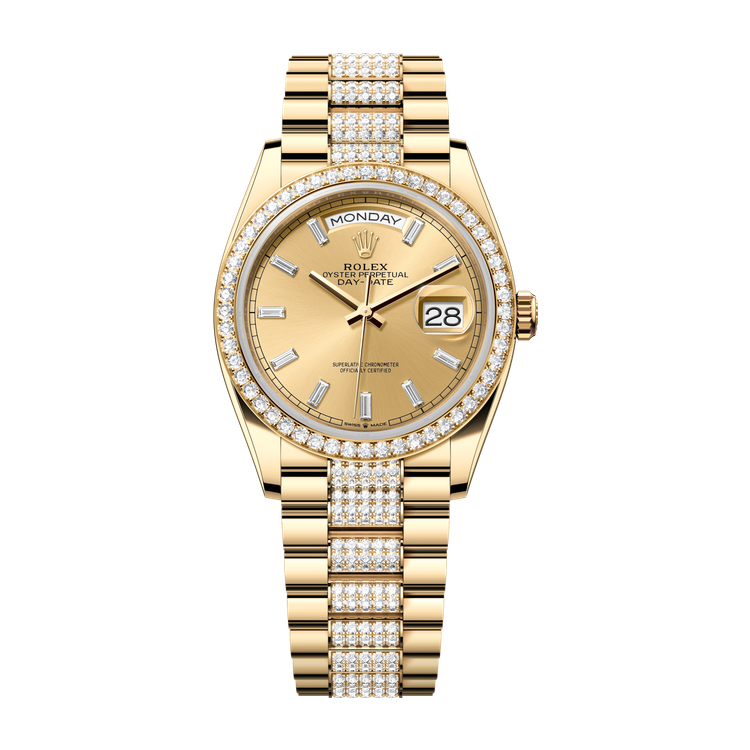 Rolex Day-Date 36 Champagne Yellow Gold 36mm