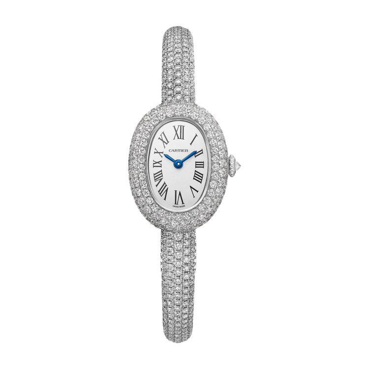 Cartier Baignoire Mini Silver White Gold 18.7mm