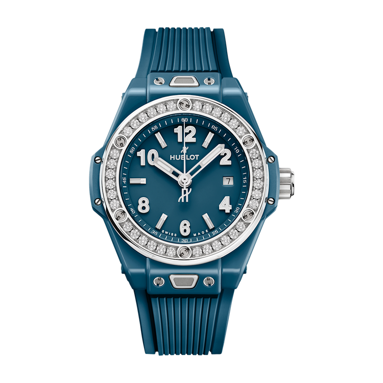 Hublot Big Bang One Click Blue Ceramic Rubber 33mm