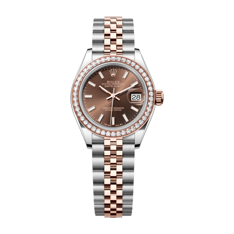 Rolex Lady-Datejust Chocolate Two-Tone 28mm