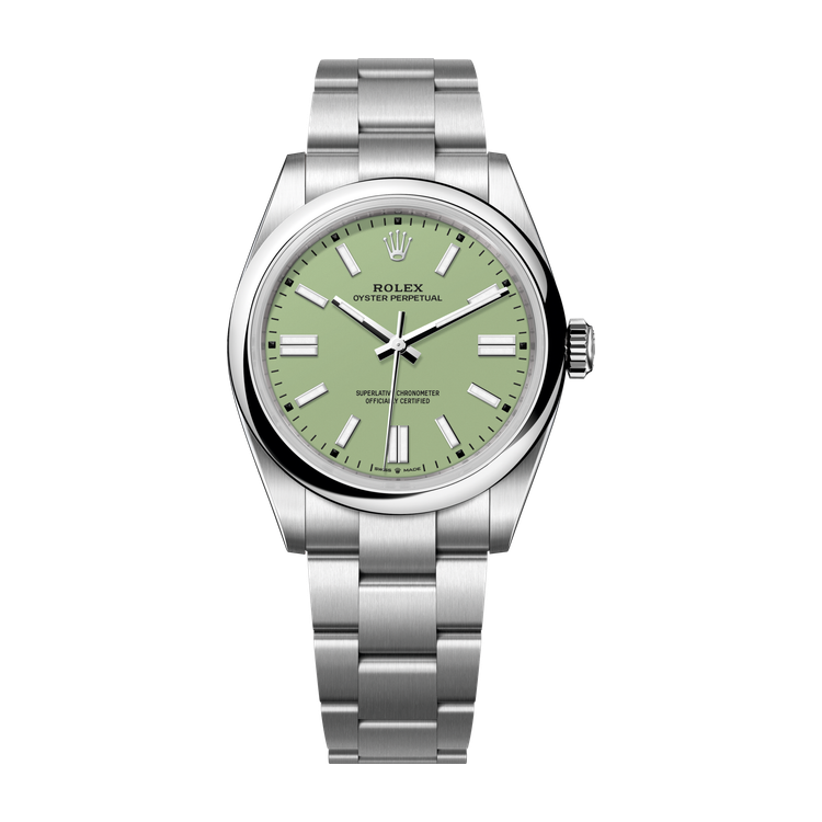 Rolex Oyster Perpetual 41 Green Steel 41mm