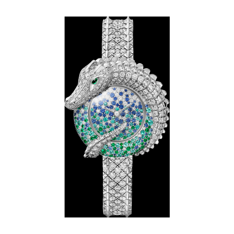 Cartier Panthère Jewelry Diamond Pave White Gold 33.3mm