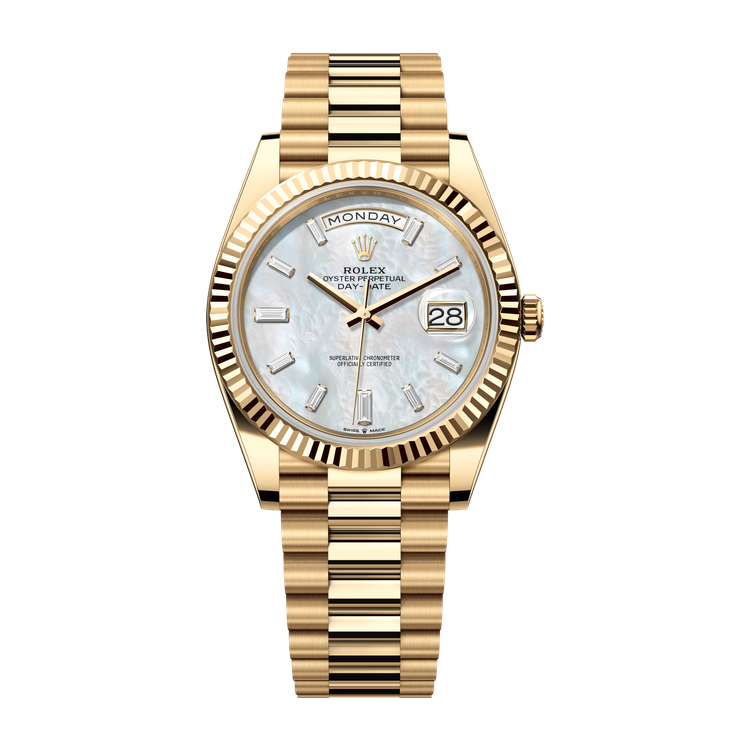 Rolex Day-Date 40 Mother of Pearl Yellow Gold 40mm