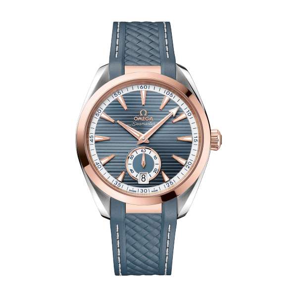 Omega Seamaster Aqua Terra 150M Blue Two-Tone Rubber 41mm