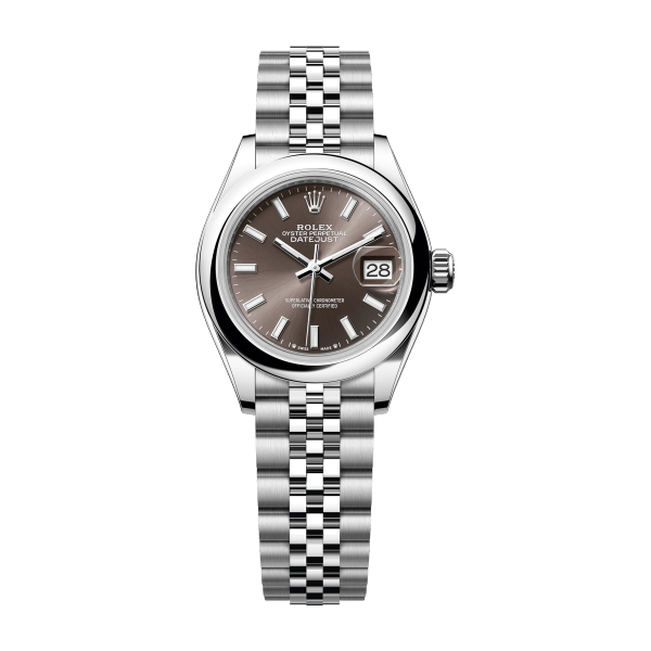 Rolex Lady-Datejust Dark Grey Steel 28mm