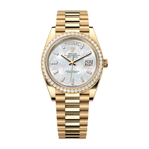 Rolex Day-Date 40 Mother of Pearl Yellow Gold 40mm