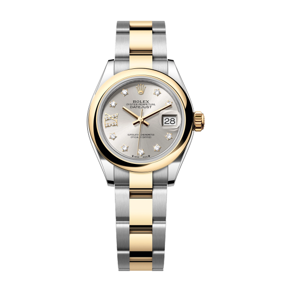 Rolex Lady-Datejust Silver Two-Tone 28mm