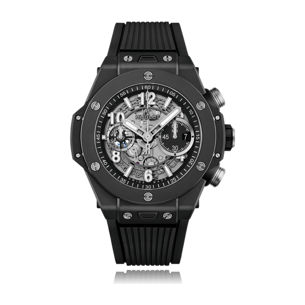 Hublot Big Bang Unico Skeleton Ceramic Rubber 44mm