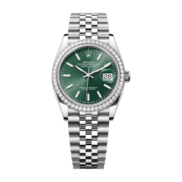 Rolex Datejust 36 Green Two-Tone 36mm
