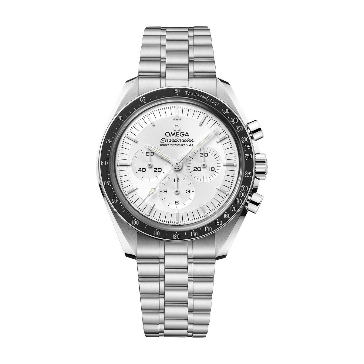 Omega Speedmaster Moonwatch Professional Silver White Gold 42mm
