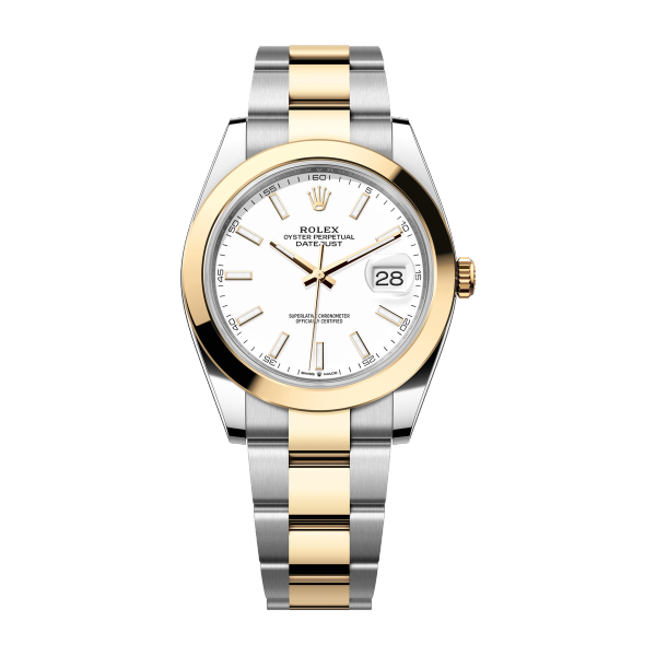 Rolex Datejust 41 White Two-Tone 41mm