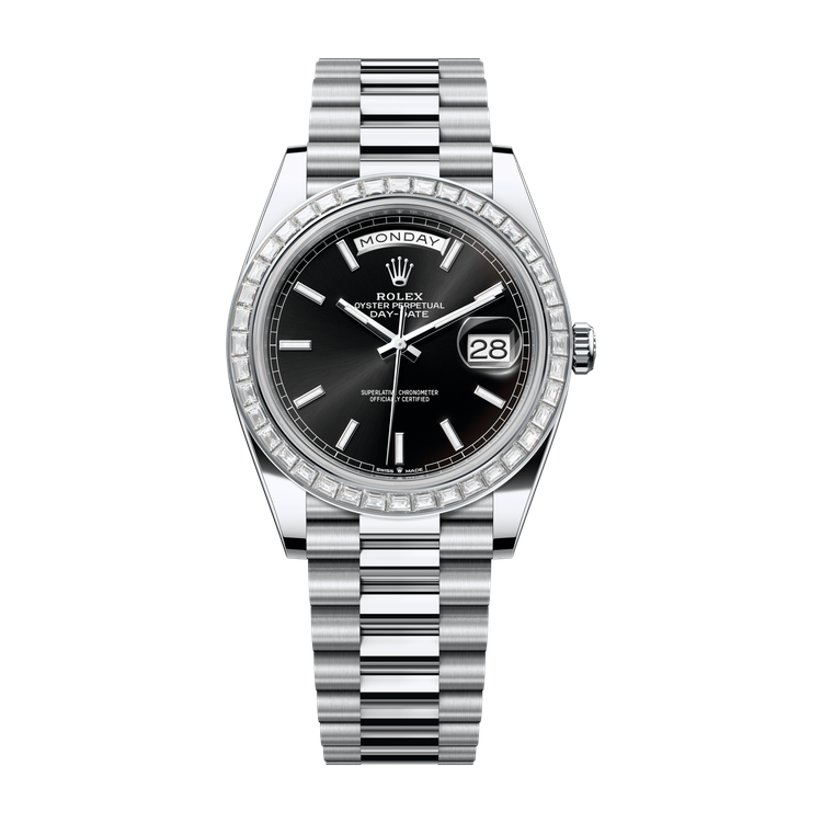Rolex Day-Date 40 Black Platinum 40mm