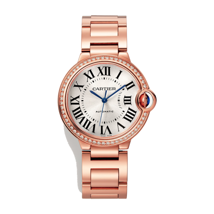 Cartier Ballon Bleu 36 mm Silver Rose Gold 36mm