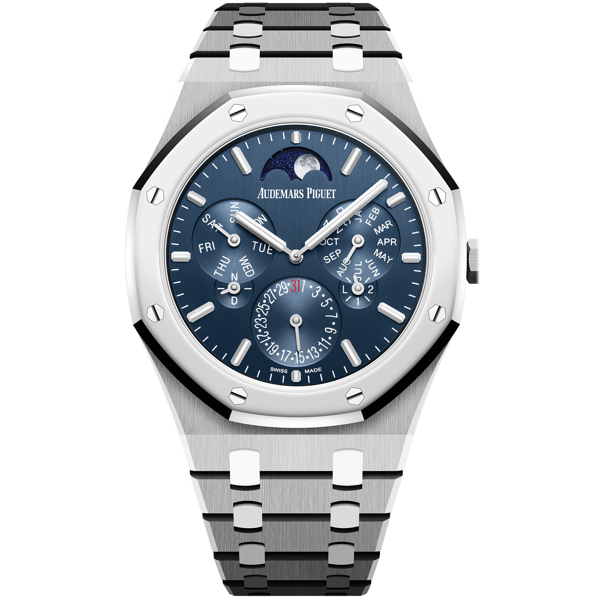 Audemars Piguet Royal Oak Blue Titanium & Platinum 41mm