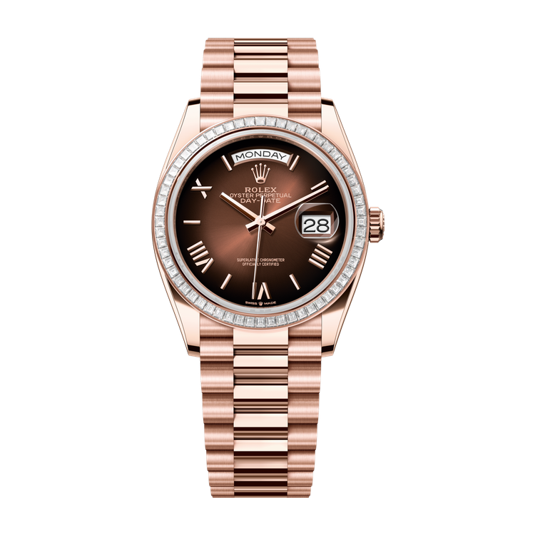 Rolex Day-Date 36 Brown Rose Gold 36mm