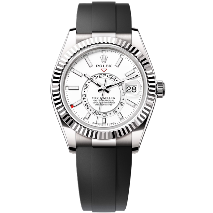 Rolex Sky-Dweller White Rubber 42mm