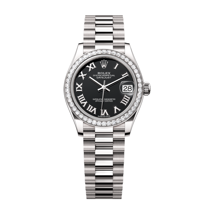 Rolex Datejust 31 Black White Gold 31mm