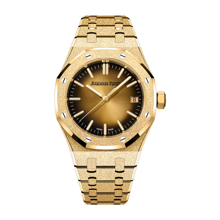 Audemars Piguet Royal Oak Frosted Gold Selfwinding Yellow Gold 37mm