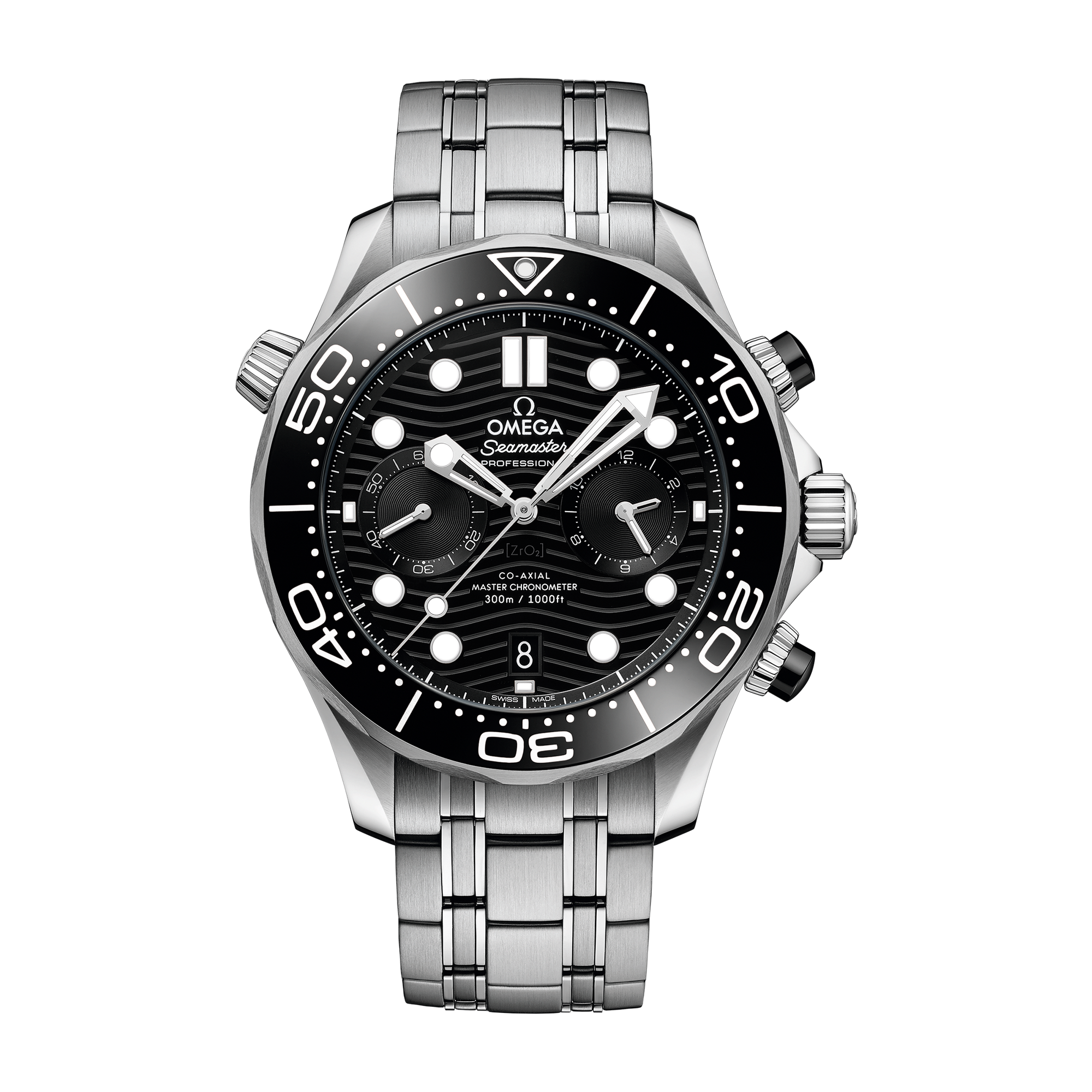Omega Seamaster Diver 300M Black Steel 44mm