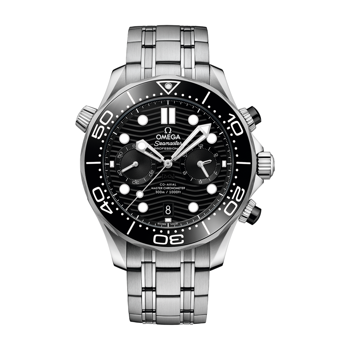 Omega Seamaster Diver 300M Black Steel 44mm
