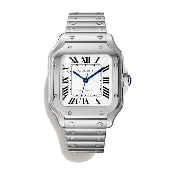 Cartier Santos de Cartier Medium Silver Steel 35.1mm