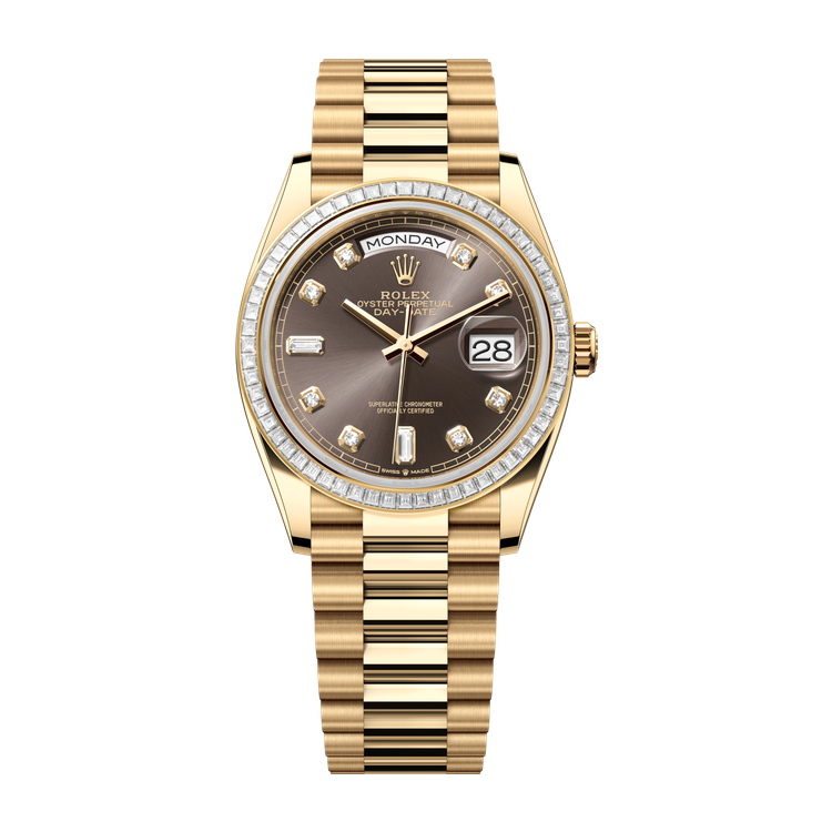 Rolex Day-Date 36 Dark Grey Yellow Gold 36mm