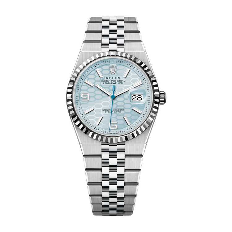 Rolex Land-Dweller 36 Blue Platinum 36mm