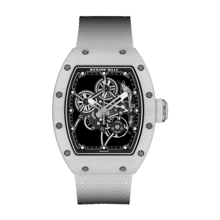 Richard Mille RM 55-01 Skeleton Carbon Rubber 37.95mm