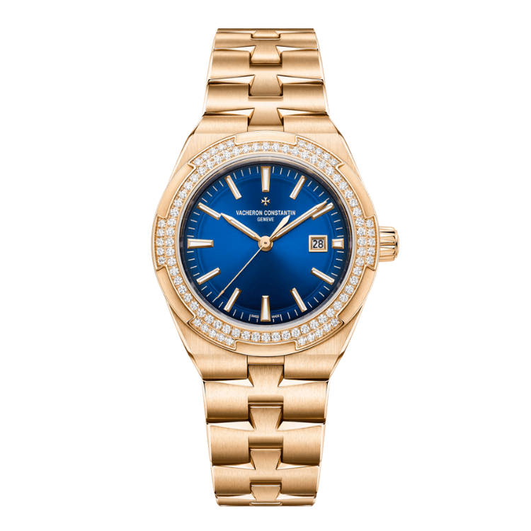 Vacheron Constantin Overseas Self-winding Blue Rose Gold 35mm