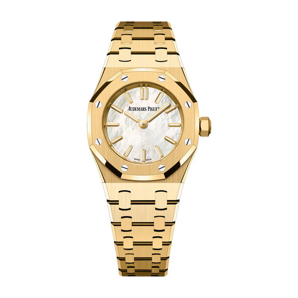Audemars Piguet Royal Oak Mini Quartz Mother of Pearl Yellow Gold 23mm