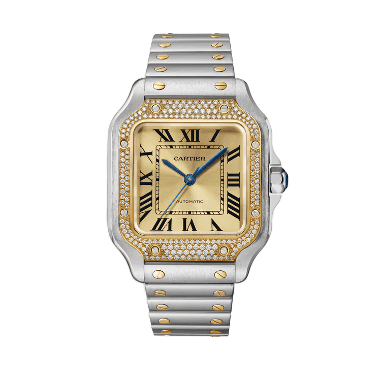 Cartier Santos de Cartier Medium Gold Two-Tone 35.1mm