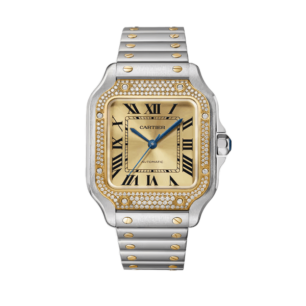Cartier Santos de Cartier Medium Gold Two-Tone 35.1mm