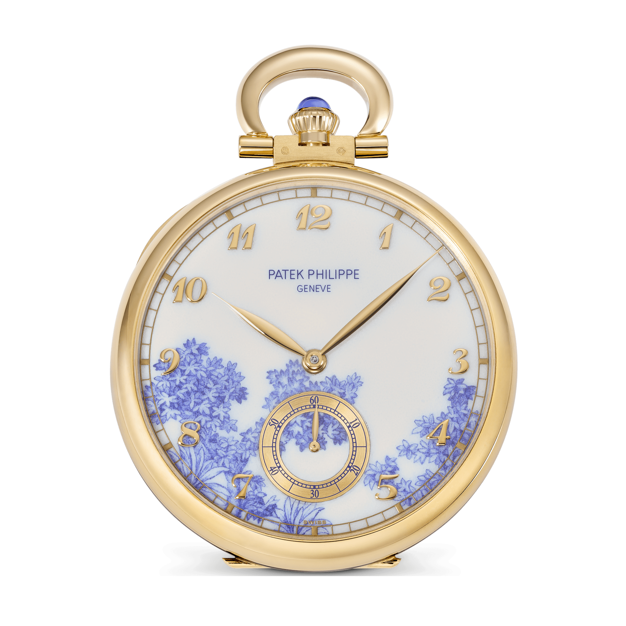Patek Philippe "Toile de Jouy" Rare Handcrafts White Yellow Gold 45mm