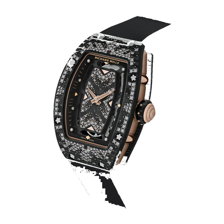 Richard Mille "Bright Night" RM 07-01 Black Carbon Rubber 31.4mm