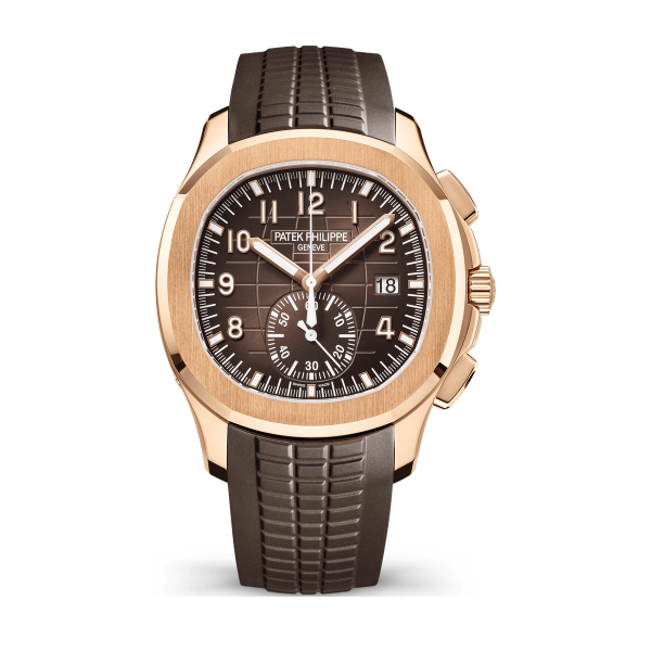 Patek Philippe Aquanaut Chronograph Brown Rose Gold Rubber 42.2mm