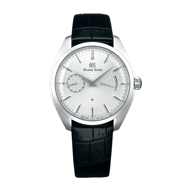 Grand Seiko Elegance Thin Dress Series White Platinum Alligator Leather 39mm
