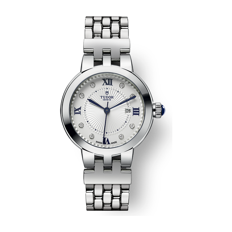 Tudor Clair de Rose 30 White Steel 30mm
