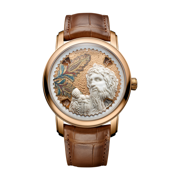 Vacheron Constantin Métiers d'Art Tribute to Great Civilisations Gold Rose Gold Alligator Leather 42mm
