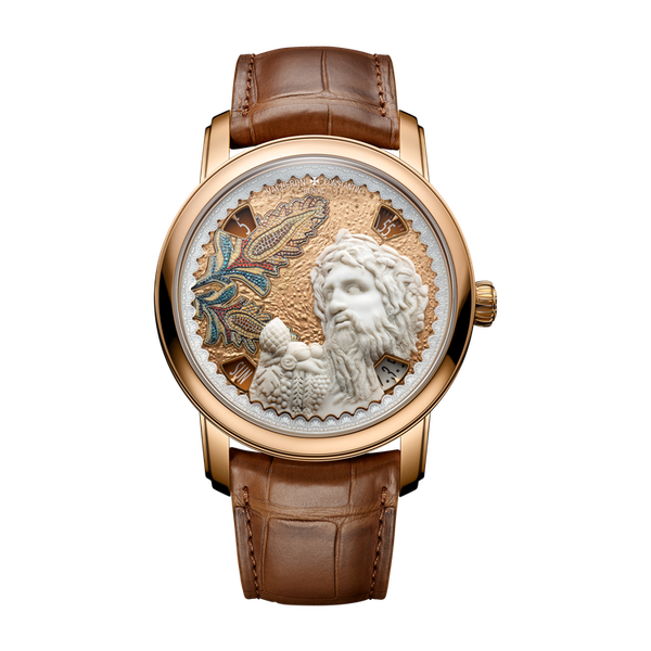 Vacheron Constantin Métiers d'Art Tribute to Great Civilisations Gold Rose Gold Alligator Leather 42mm