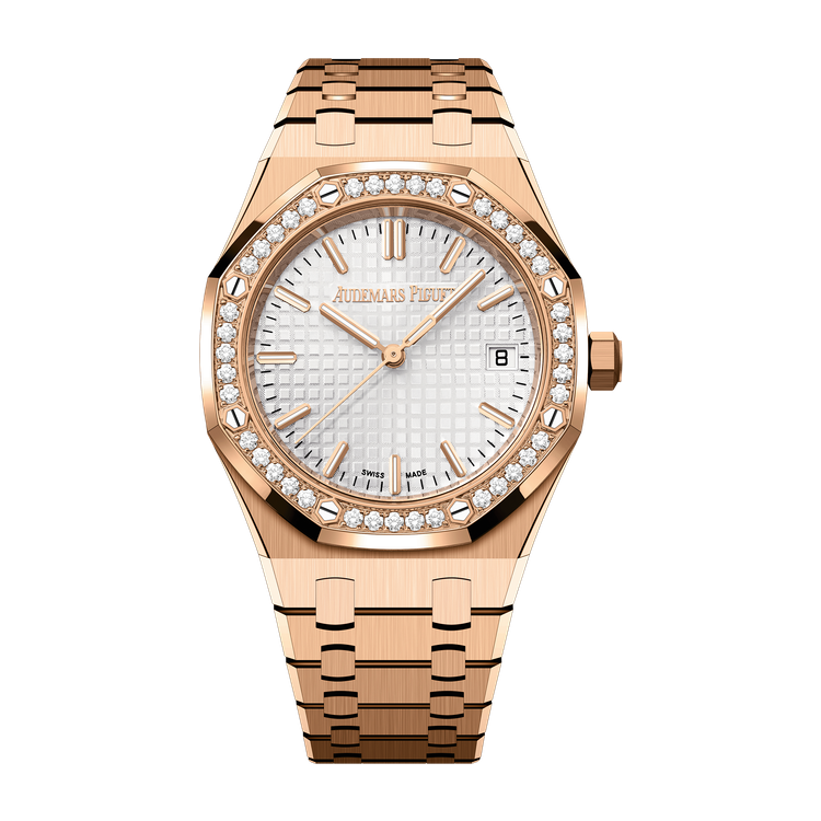 Audemars Piguet Royal Oak Selfwinding Silver Rose Gold 34mm