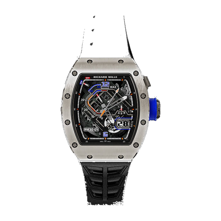 Richard Mille RM 30-01 Skeleton Titanium Rubber 42mm