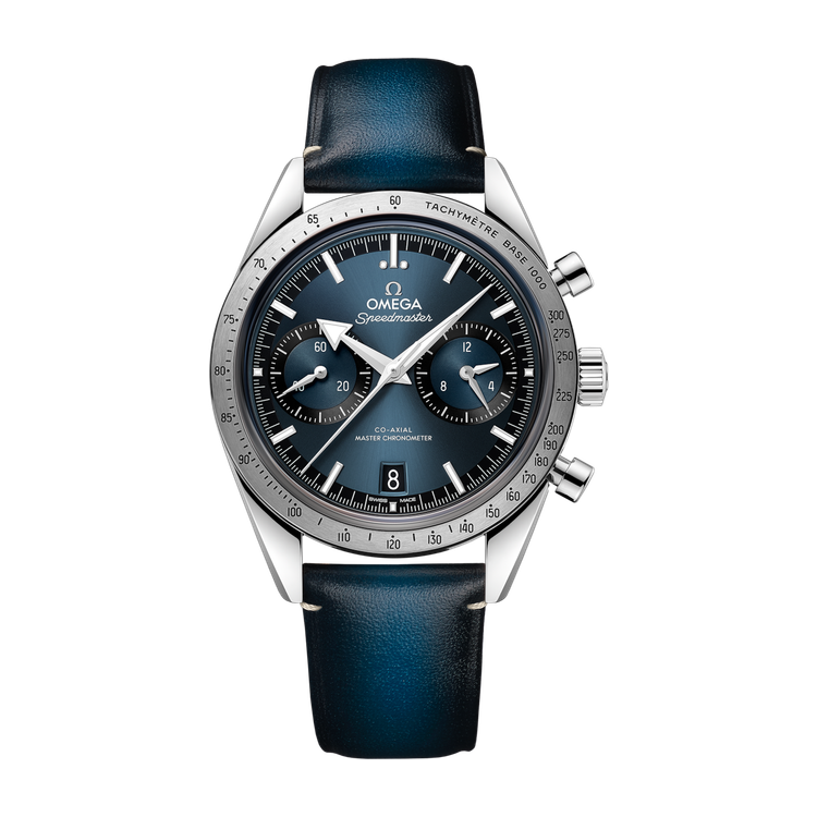 Omega Speedmaster '57 Blue Steel Leather 40.5mm