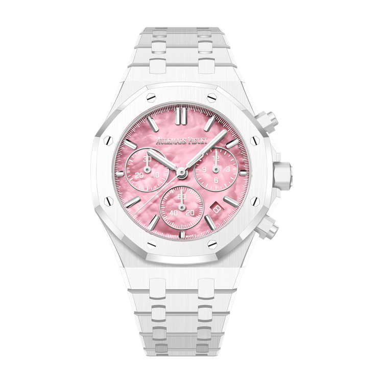 Audemars Piguet "Serena Williams" Royal Oak Selfwinding Chronograph Mother of Pearl Ceramic Rubber 38mm