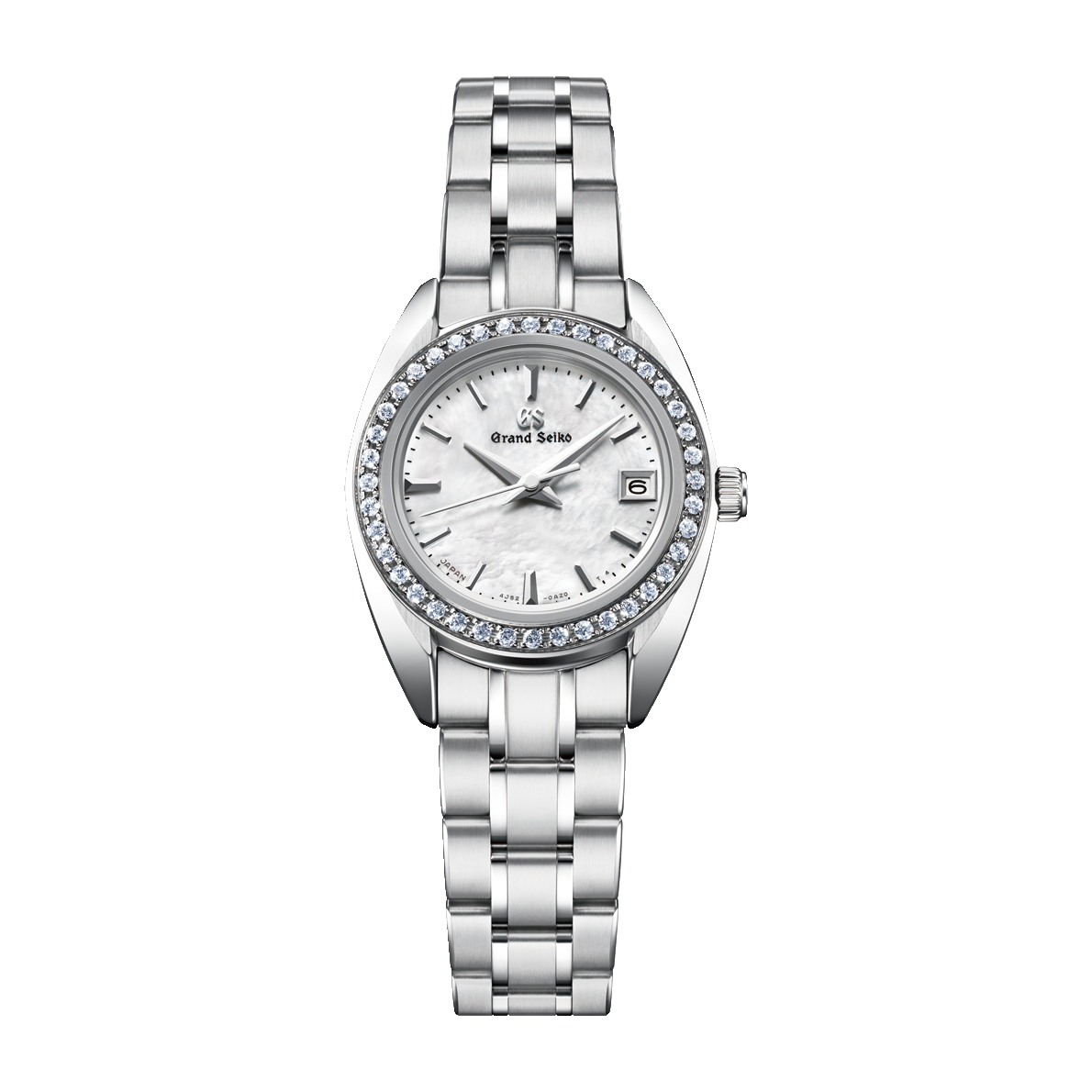 Grand Seiko Heritage Refined Essentials Mother of Pearl Steel Alligator Leather 26mm