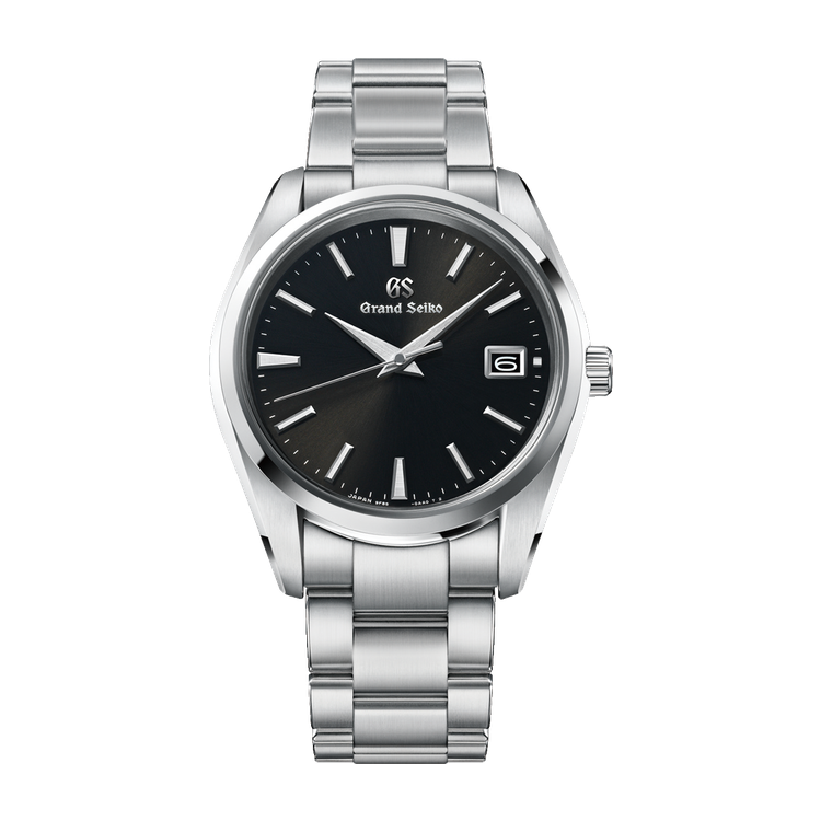 Grand Seiko Heritage Refined Essentials Black Steel Alligator Leather 40mm