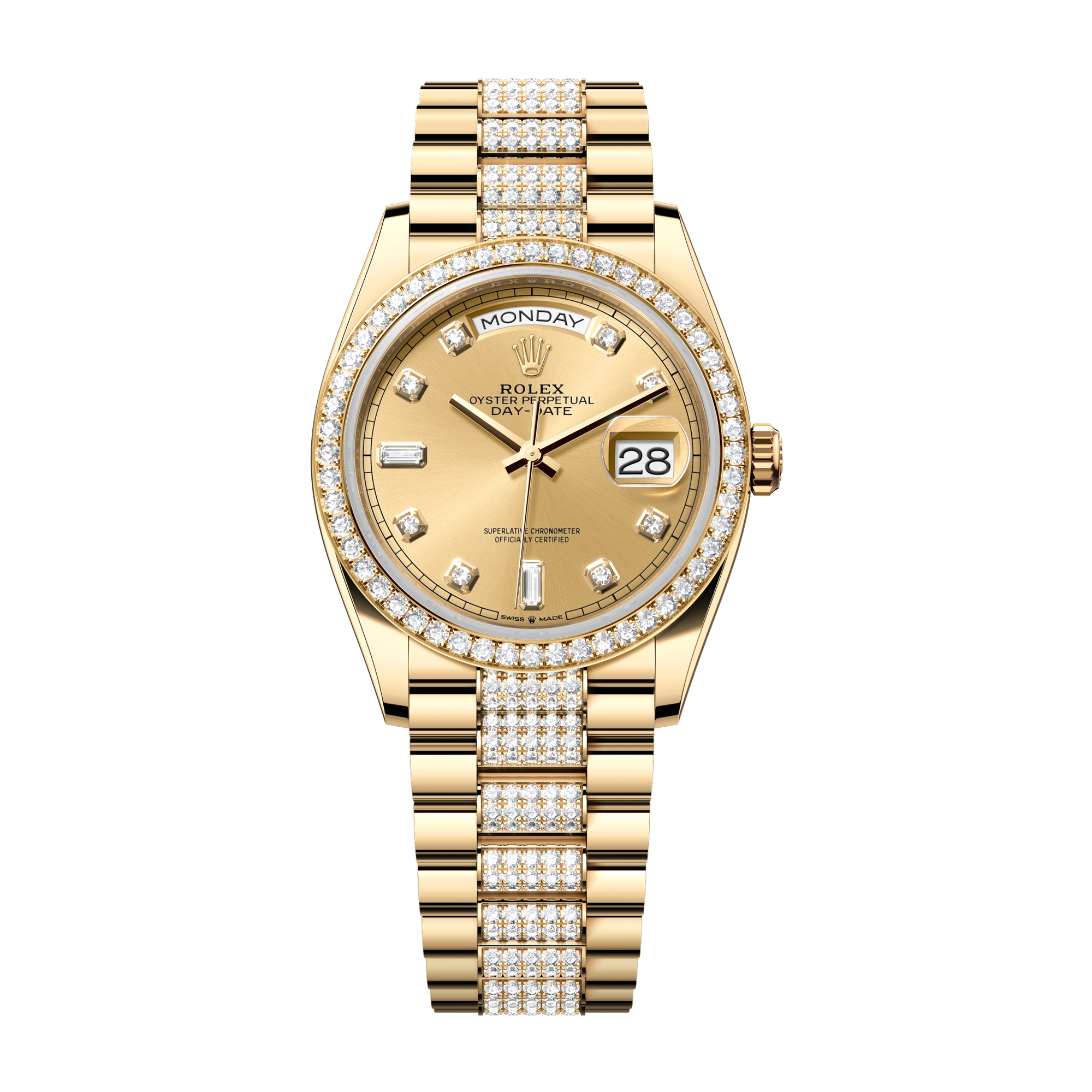 Rolex Day-Date 36 Champagne Yellow Gold 36mm